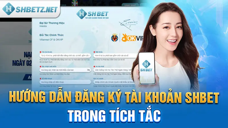 Bắt Đầu Hành Trình Cá Cược Với Hướng Dẫn Đăng Ký SHBET Chi Tiết